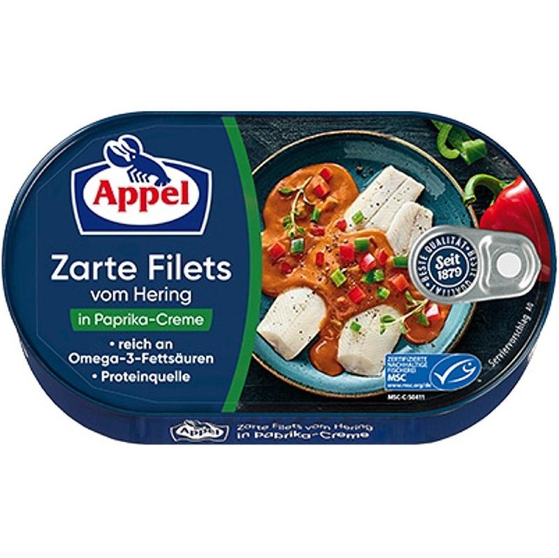 Herring Fillets in Paprika Creme-200g