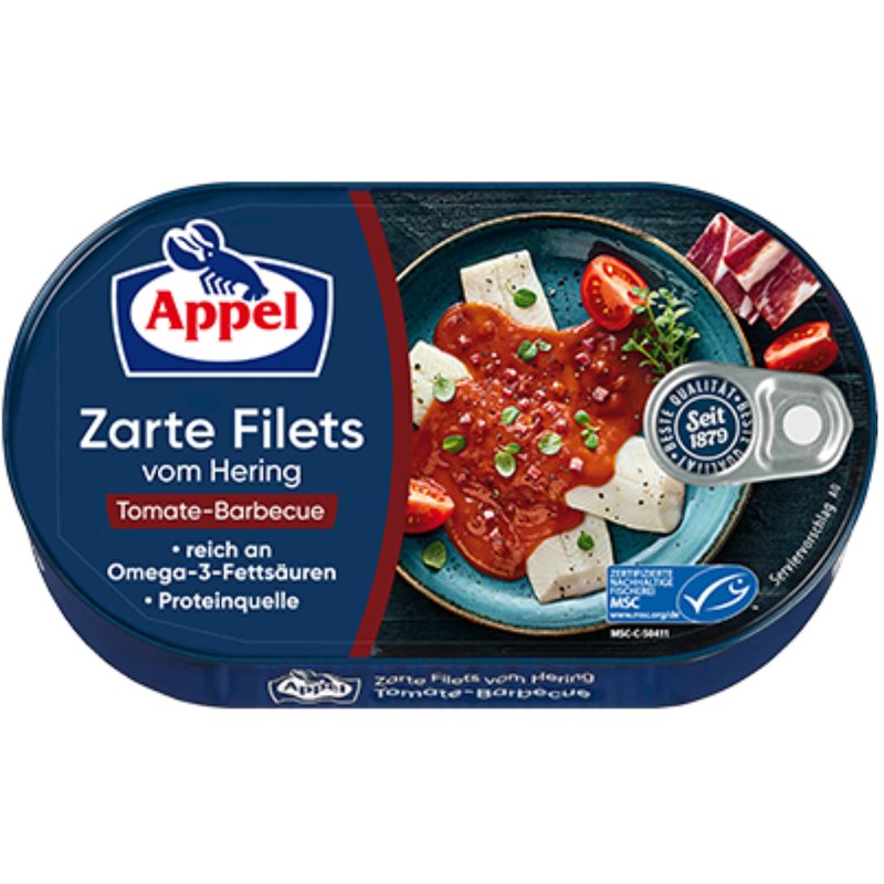 Herring Fillets in Tomato Barbecue Sauce -200 g
