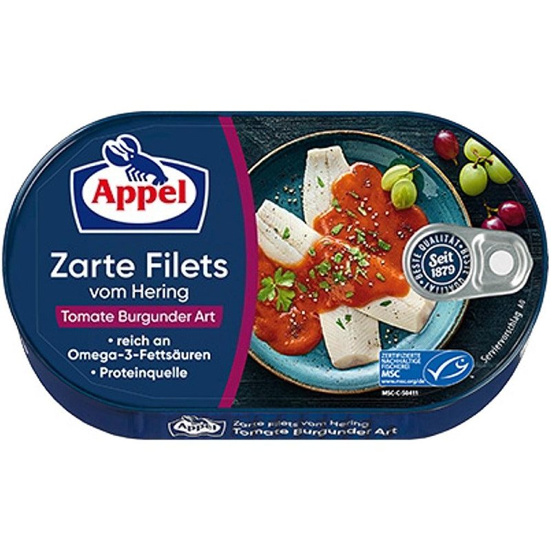 Herring Fillets Tomate -Burgunder Art -200g