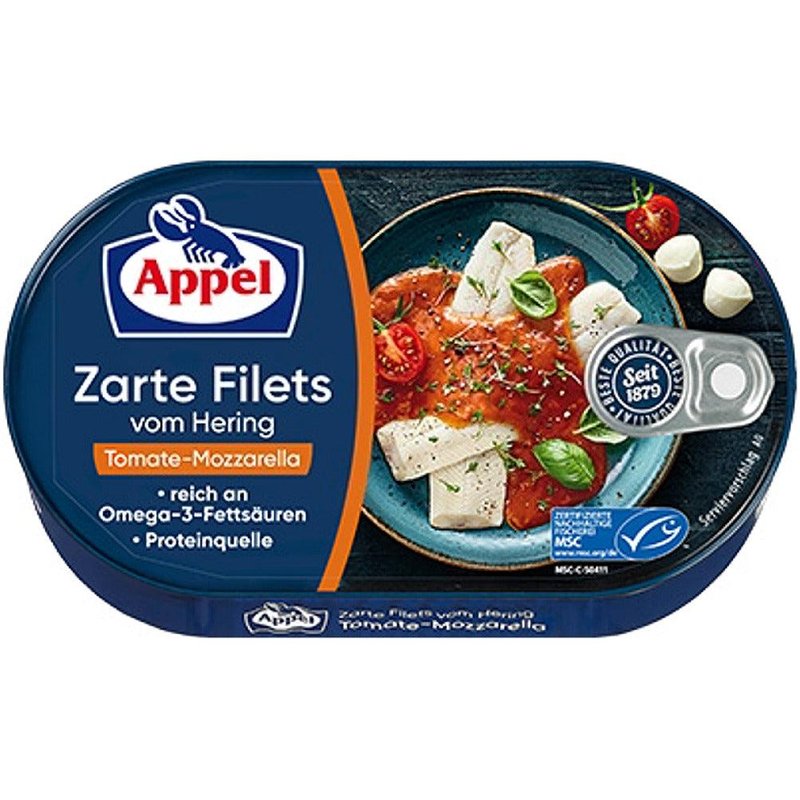 Herring Fillets Tomato -Mozzarella -200g
