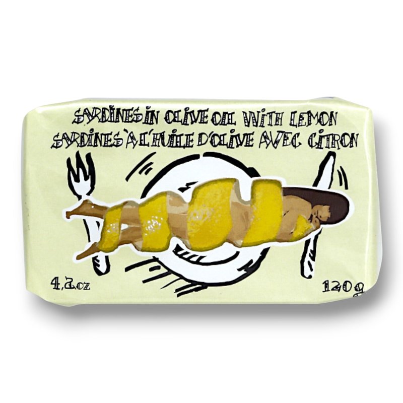Sardines in Olive Oil with Lemon - Cantara | Premium Spanish