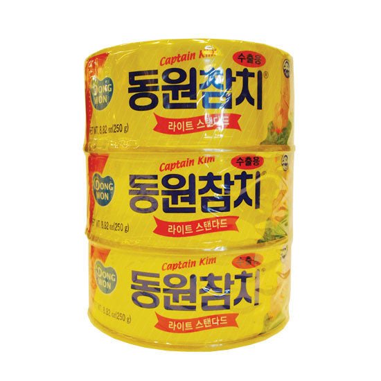 Light Standard Tuna / 동원 참치 라이트 스탠다드 (250g X3ea)