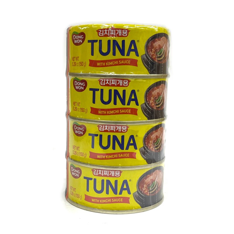 Tuna w. Kimchi Sauce / 동원 김치찌개용 참치 (150g x4)