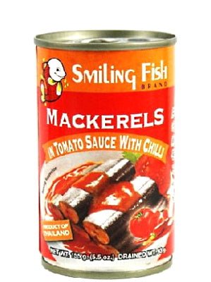 Mackerel in Tomato Sauce with Chilli - Smiling Fish