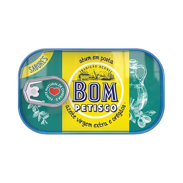 Tuna in Extra Virgin Olive Oil & Oregano 120g - Portuguese Canned Tuna