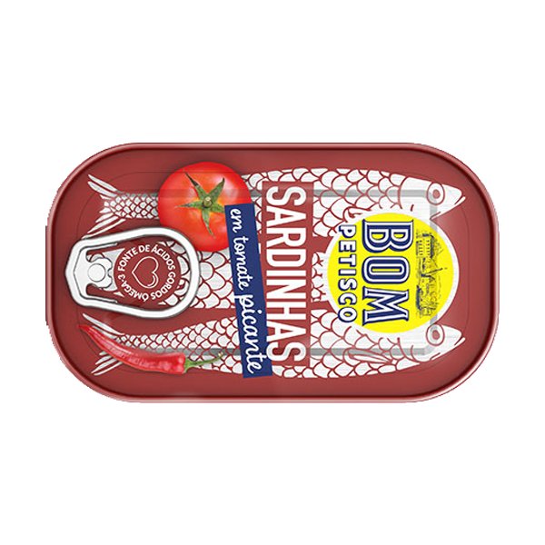 Sardines in Spicy Tomato Sauce 120g - Portuguese Canned Sardines