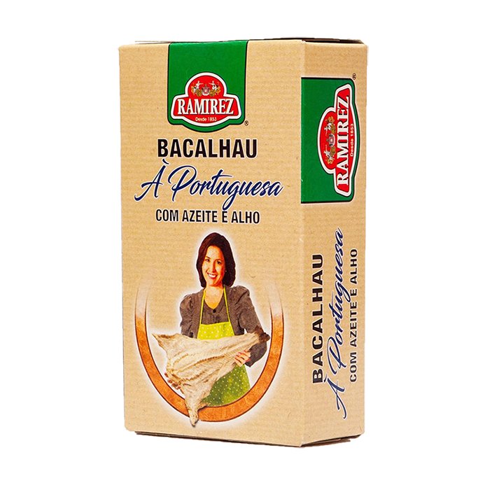 Portuguese Codfish in Olive Oil & Garlic - Bacalhau à Portuguesa