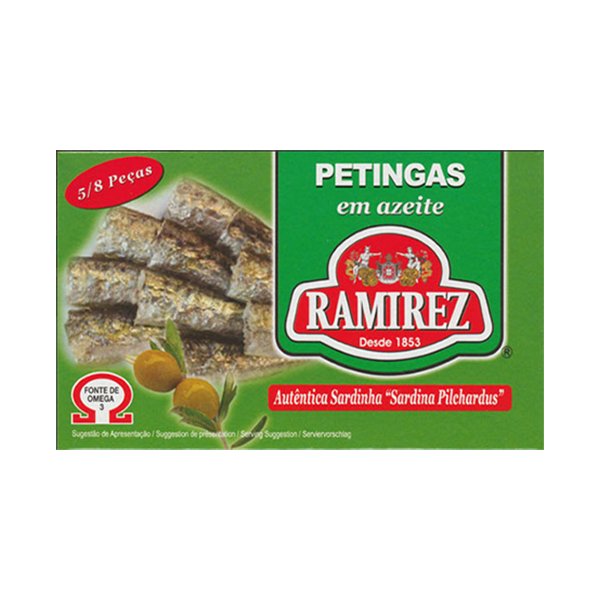 Small Sardines in Olive Oil (Petingas) - Portuguese Canned Sardines