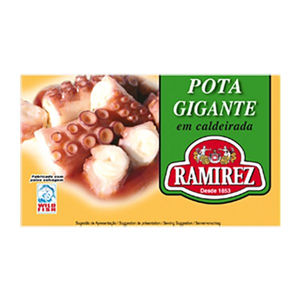Giant Squid in Seafood Stew (Pota Gigante em Caldeirada) - Portuguese Seafood