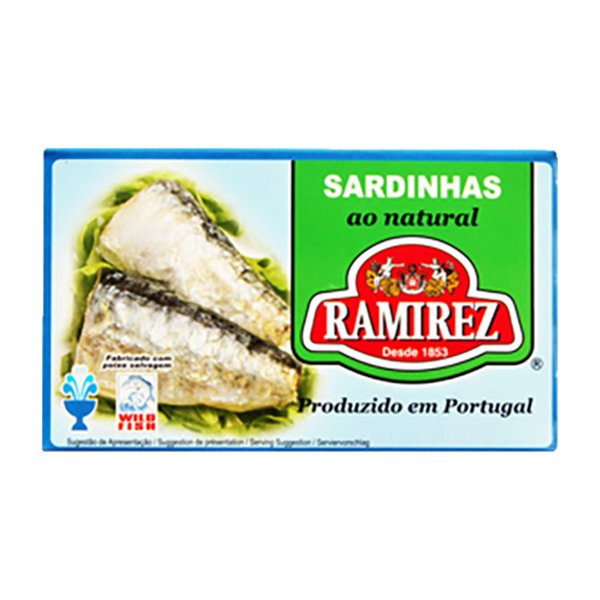 Sardines in Natural Brine - Portuguese Canned Sardines