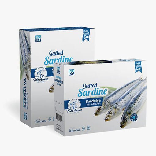 Moda Gutted Sardines (Temizlenmis Sardalya) 454g