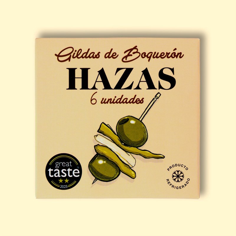 Gildas with white anchovies | Boqueron