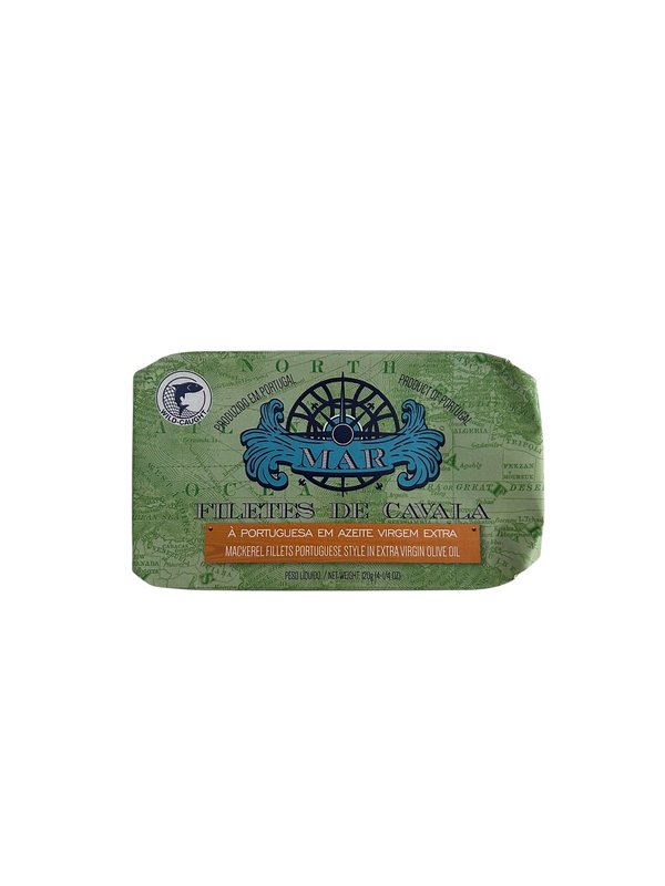 Mackerel Fillets Portuguese Style in Organic EVOO - 6 Pack