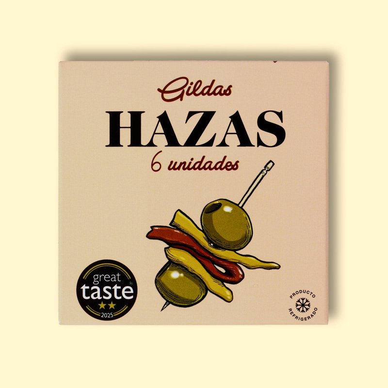Gildas with Cantabrian anchovies