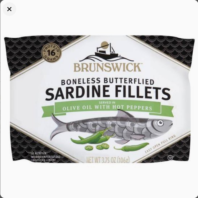 Brunswick Sardines Boneless in Olive Oil