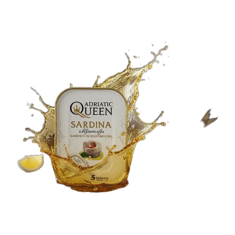 Adriatic Queen Sardines in Vegetable Oil, Croatian 105g (3.7oz)