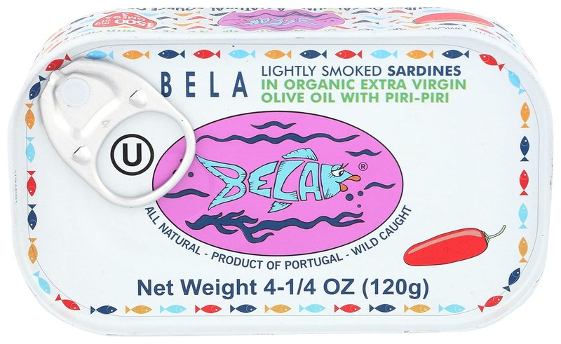 Bela-olhao Sardines (Pack of 12) - Piri Piri Smoked 4.23 Oz