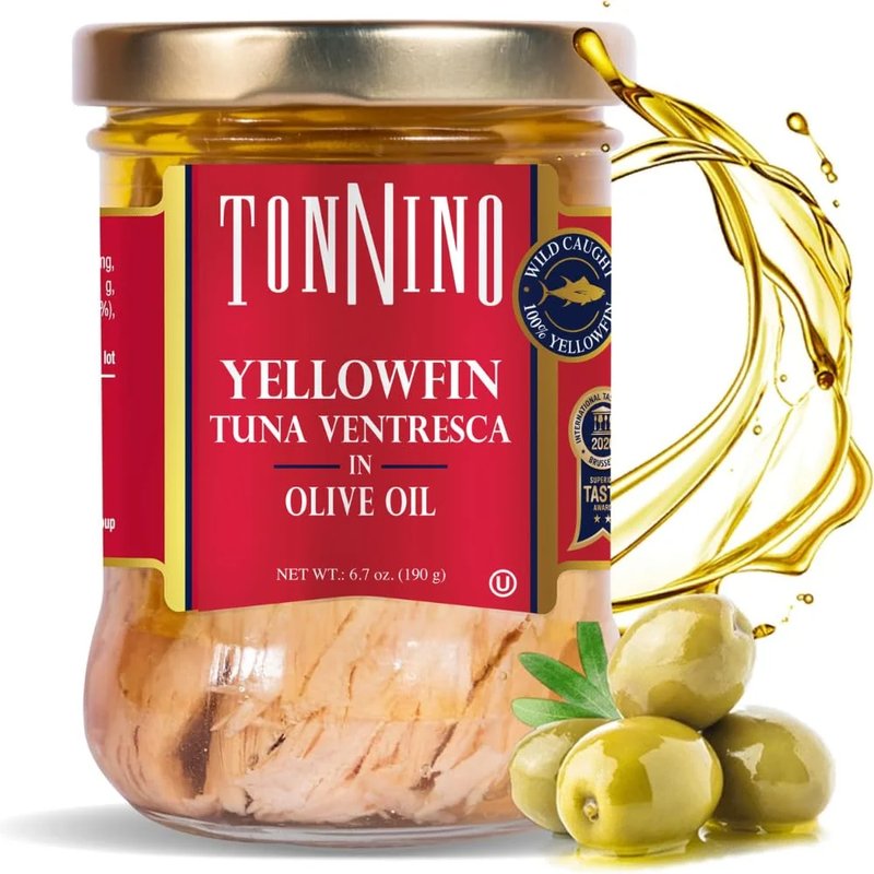 Tonnino Yellowfin Tuna Ventresca in Olive Oil – 6.7 oz