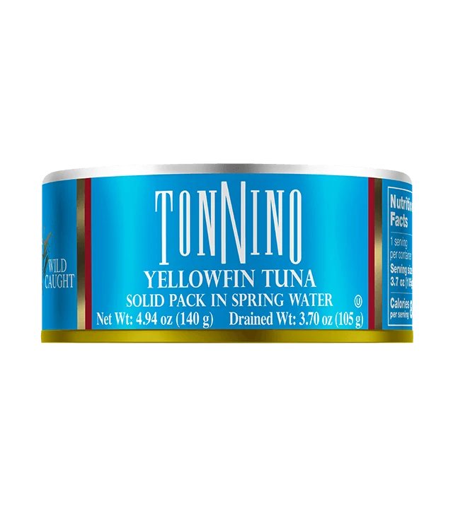 Tonnino Yellowfin Tuna Solid Pack in Spring Water – 4.94 oz